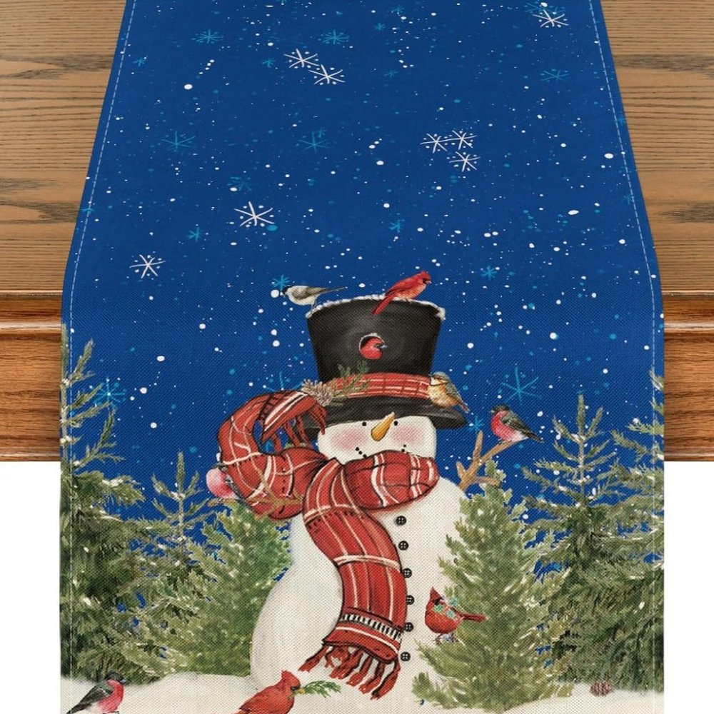 Holiday Kitchen Dining Table Decoration for Indoor Outdoor  13 x 72 Inch